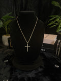 Divine Sparkle Cross Necklace