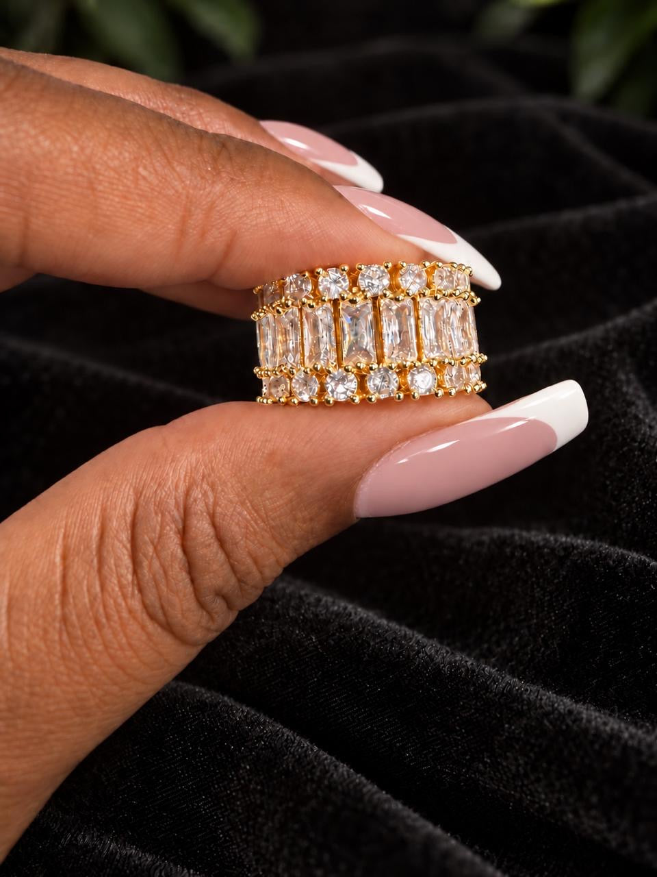 Royal Radiance Baguette Ring