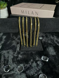 Gold Franco Link Bracelet