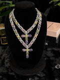 The Enchanted Flower Cascade Necklace