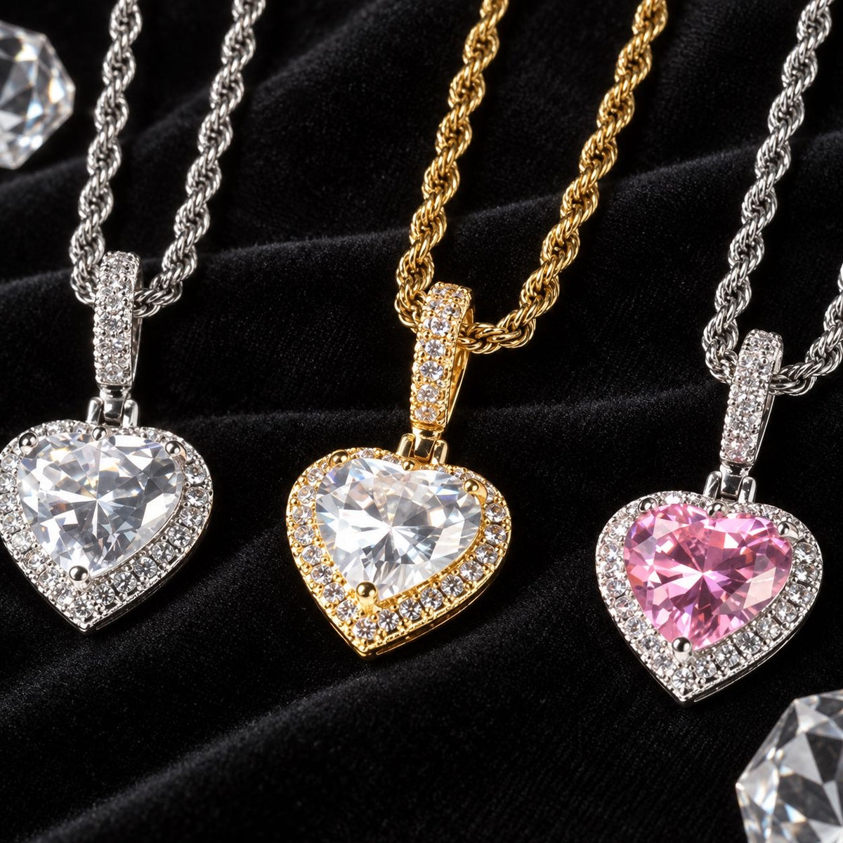 The Radiant Heart Gem Necklace