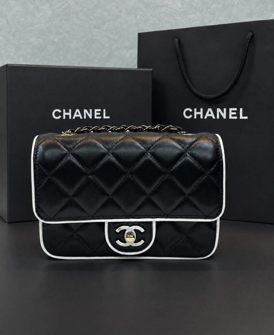 The CC Monochrome Mini Flap Bag