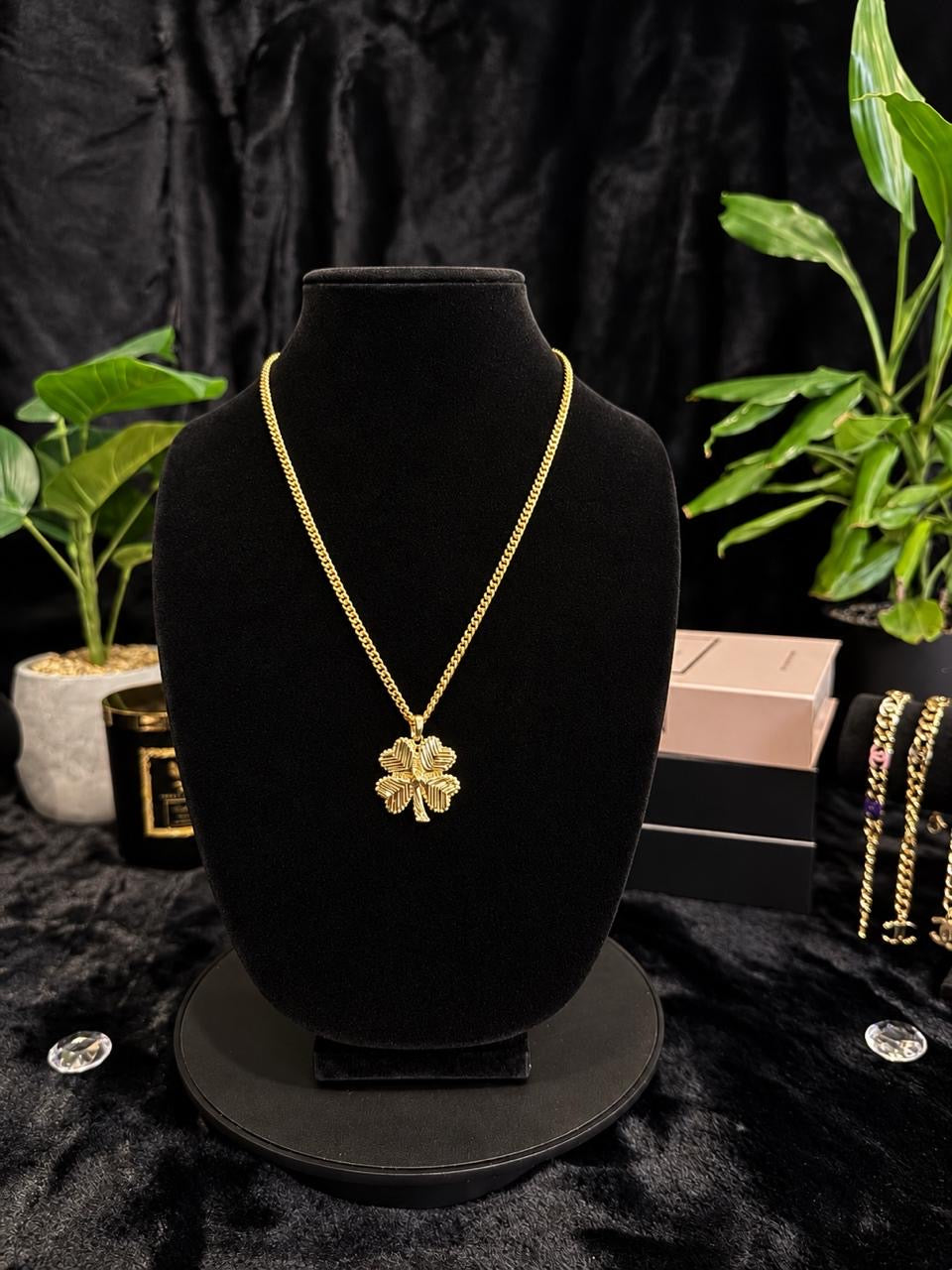 Lucky Luxe Clover Necklace