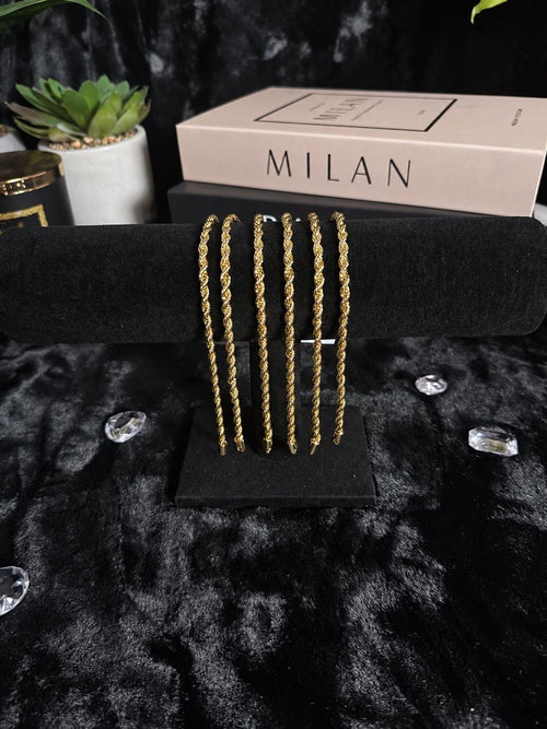 Classic Gold Rope Bracelet