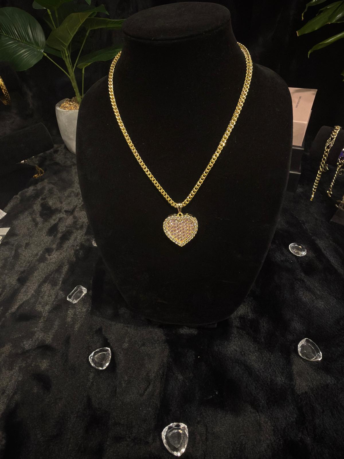Eternal Sparkle Heart Necklace