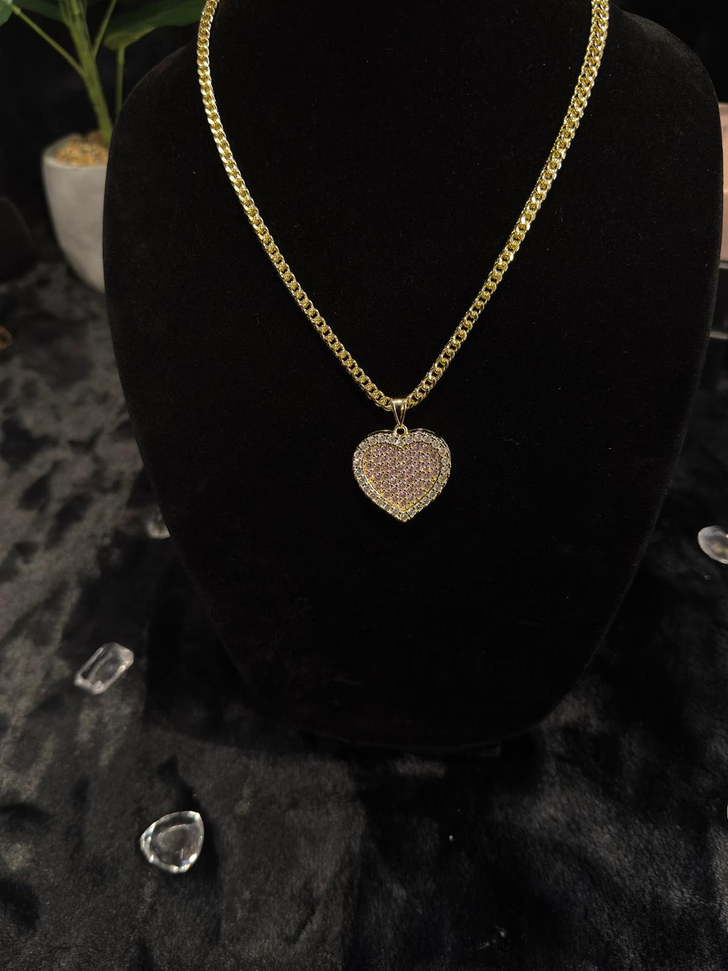 Eternal Sparkle Heart Necklace