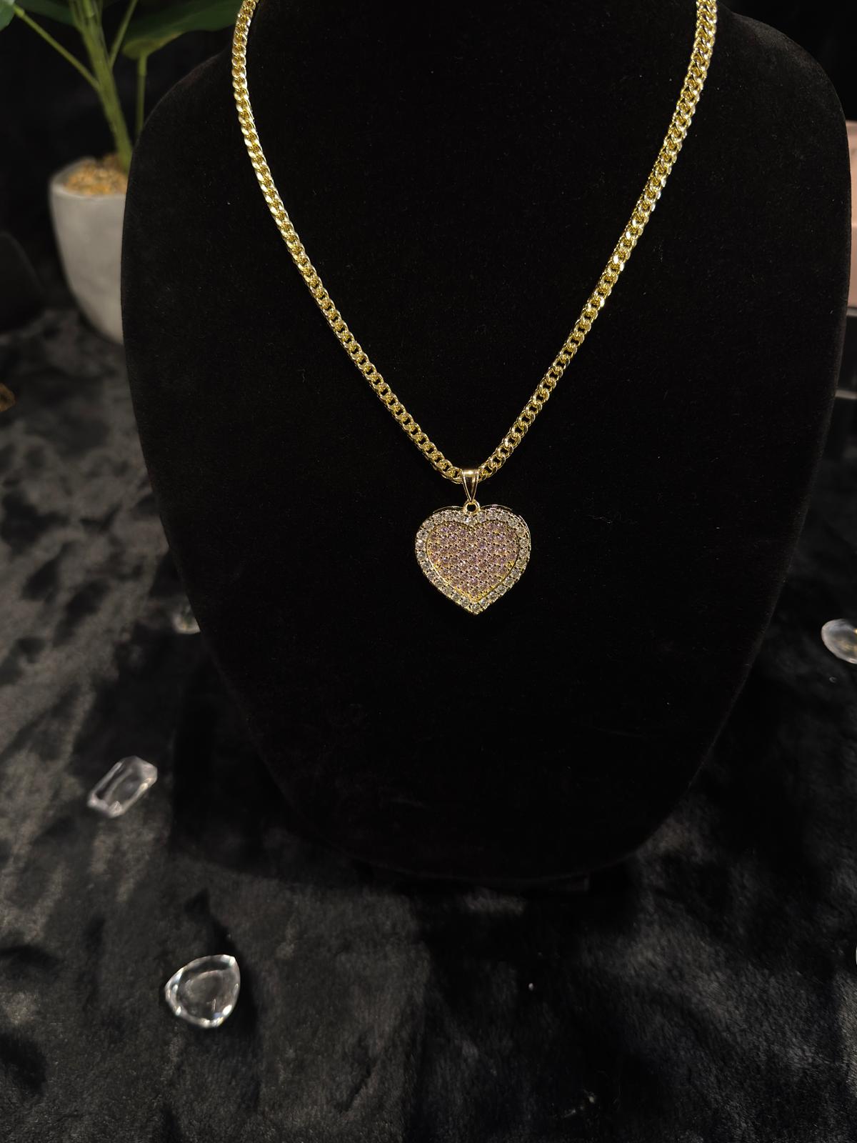 Eternal Sparkle Heart Necklace