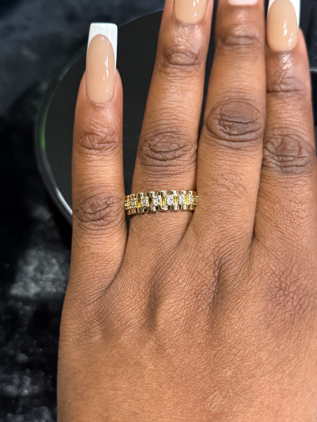 ROLEX DIAMOND LINK RING additional photo
