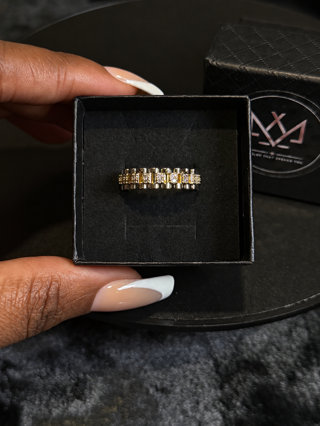 ROLEX DIAMOND LINK RING additional photo
