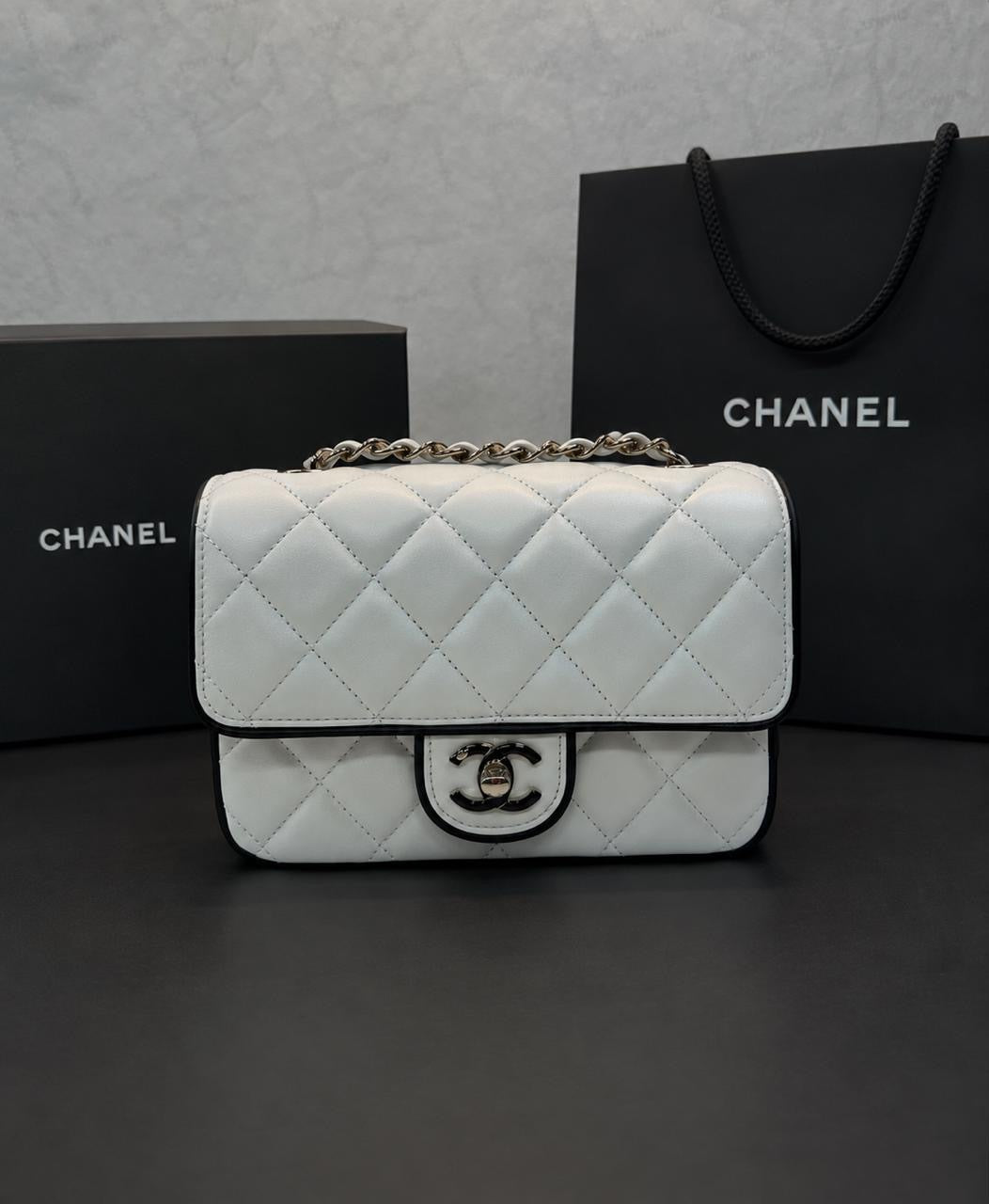 The CC Monochrome Mini Flap Bag