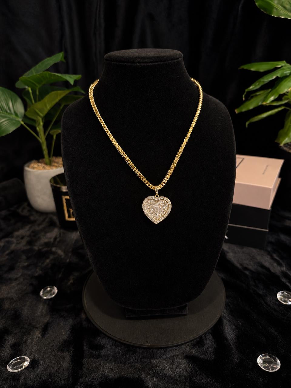 Eternal Sparkle Heart Necklace
