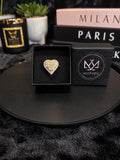 Radiant Heart Baguette Ring