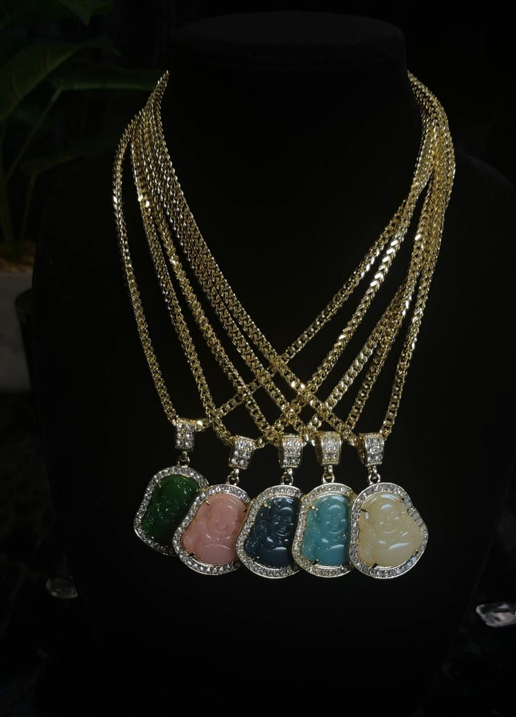 Lucky Aura Buddha Necklace